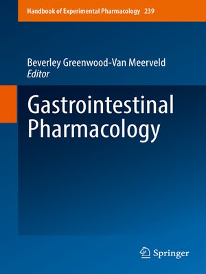 cover image of Gastrointestinal Pharmacology